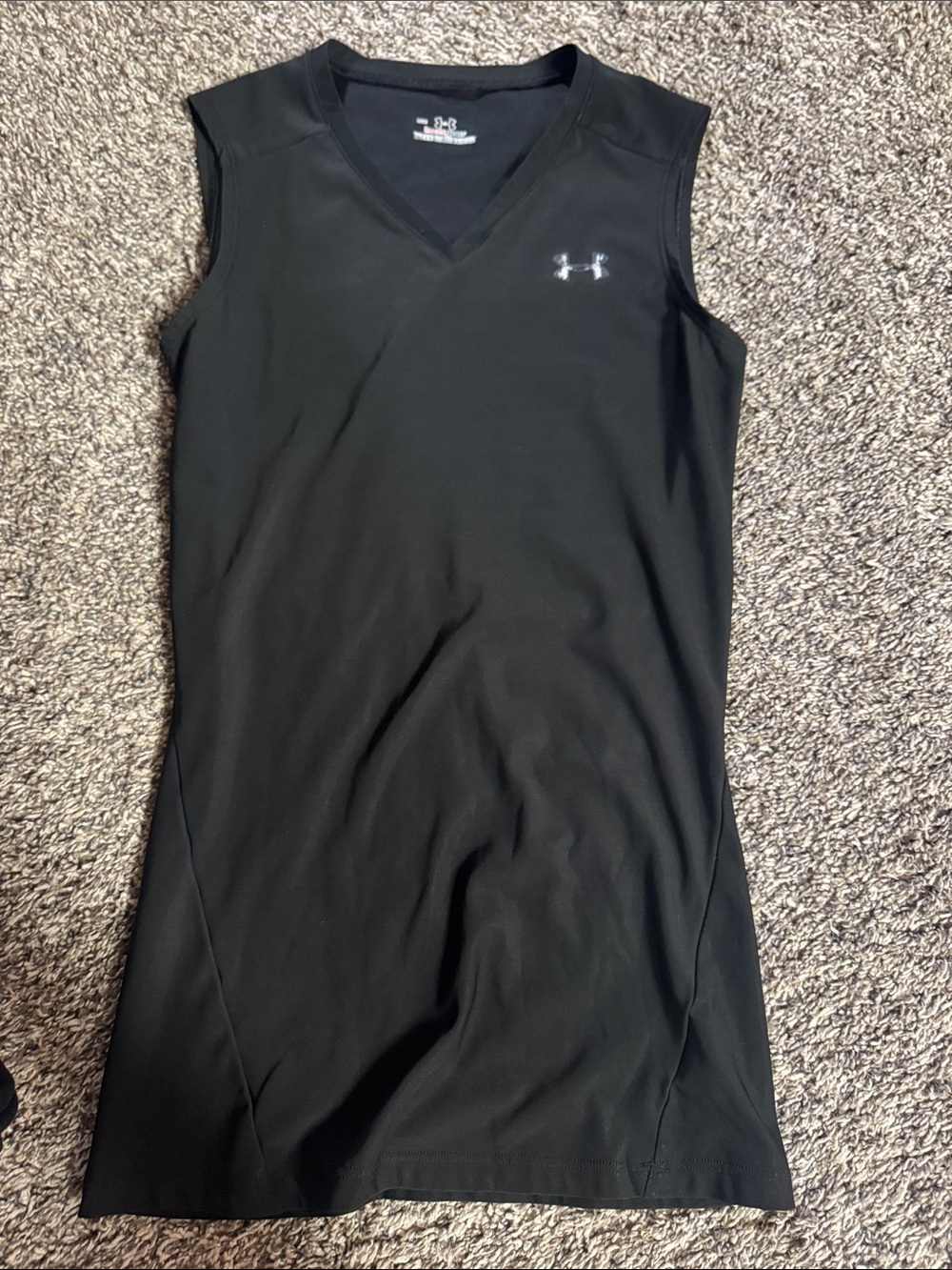 Under Armour Black V-Neck Performance Top